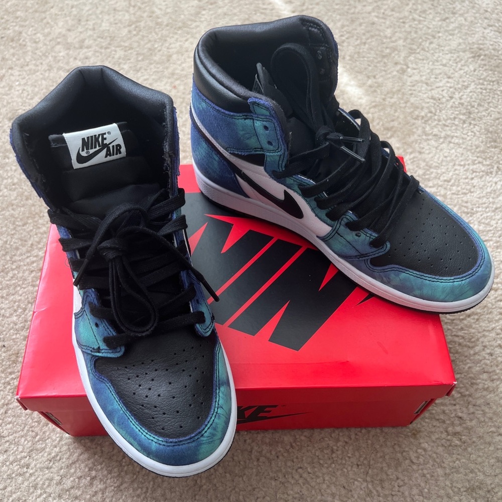 Nike Air Jordan 1 Retro High Tie Dye (W) - Size 9W / 7.5M - New - CD0461-100